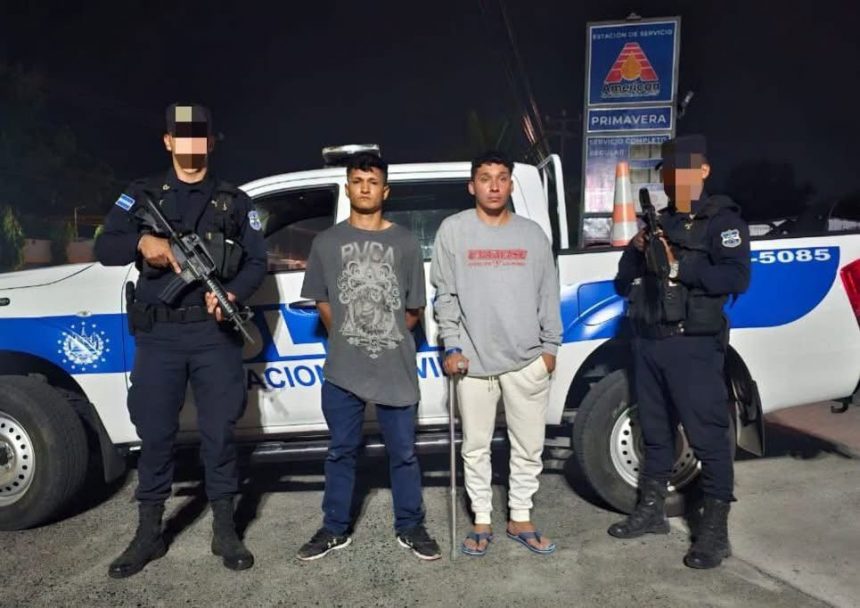 CAPTURAN A DOS SUJETOS RESPONSABLES DE ASESINAR A JOVEN EN APOPA
