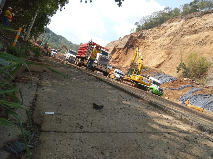 AUTORIDADES REABRIRÁN CARRETERA LOS CHORROS EL 5 DE MAYO TRAS DERRUMBES EN EL KILÓMETRO 16
