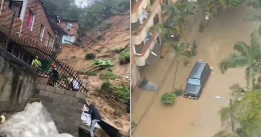 TRAGEDIA EN COLOMBIA: DESLIZAMIENTO DE TIERRA DEJA CINCO MUERTOS Y DOS DESAPARECIDOS CERCA DE MEDELLÍN