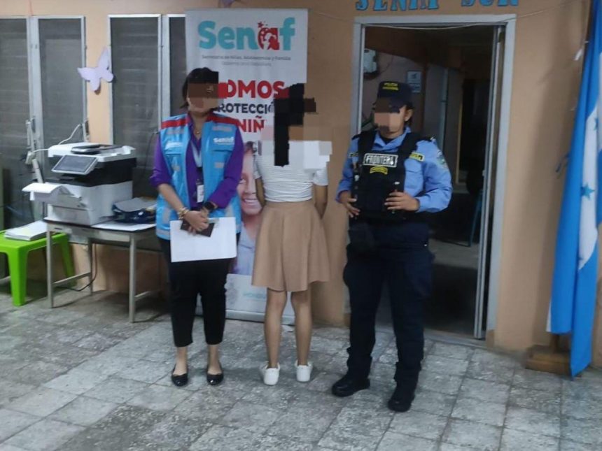 ADOLESCENTE DE 14 ESCAPA DE CASA PARA VER A «NOVIO» DE REDES Y ES DETENIDA EN LA FRONTERA CON HONDURAS
