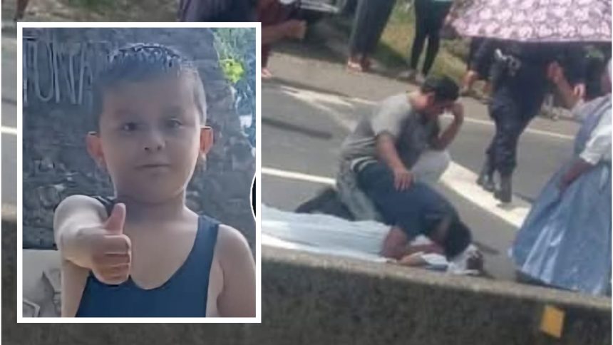 CONOZCA AL NIÑO QUE MURIÓ AL SER ATROPELLADO JUNTO A SU MADRE EN IZALCO, SONSONATE