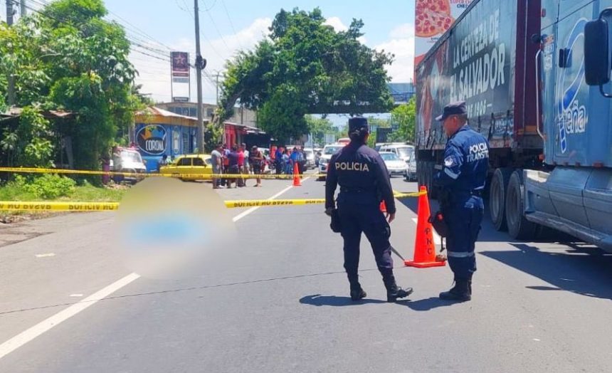 CICLISTA MUERE ATROPELLADO EN SAN JUAN OPICO, LA LIBERTAD