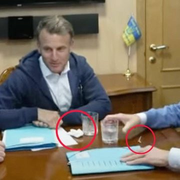 CON LAS MANOS EN LA MASA’: MACRON Y MERZ SORPRENDIDOS ESCONDIENDO OBJETOS EN TREN HACIA KIEV