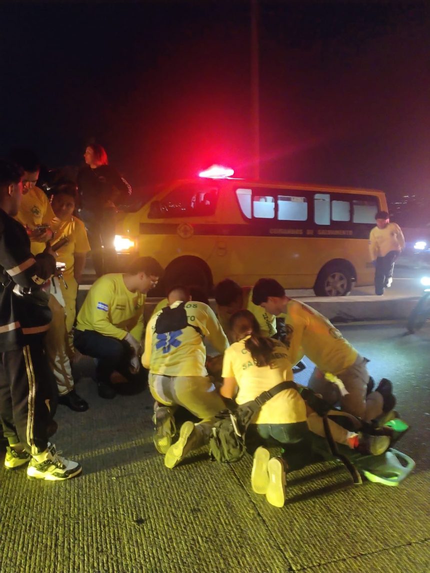 ACCIDENTE VIAL DEJA CINCO HERIDOS, INCLUIDOS DOS MENORES, EN SAN JUAN NONUALCO