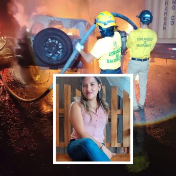 IDENTIFICAN A MUJER FALLECIDA CALCINADA EN ACCIDENTE EN CARRETERA SONSONATE-ACAJUTLA