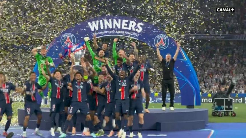 PSG GOLEA 5-0 AL INTER Y SE CORONA CAMPEÓN DE LA CHAMPIONS POR PRIMERA VEZ