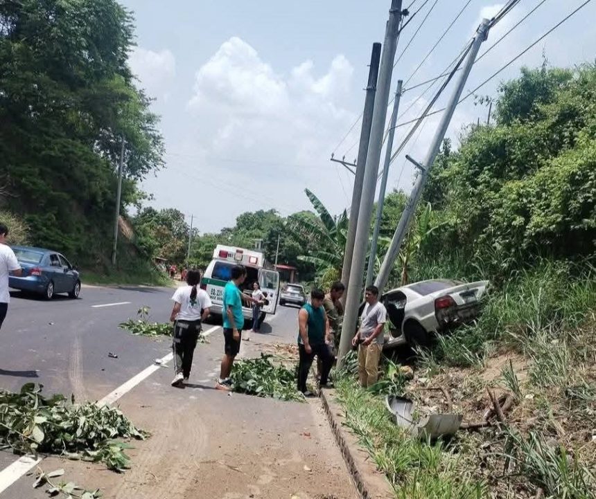 ACCIDENTE EN EL CONGO DEJA VARIOS LESIONADOS EN CARRETERA DE  SANTA ANA A SAN SALVADOR