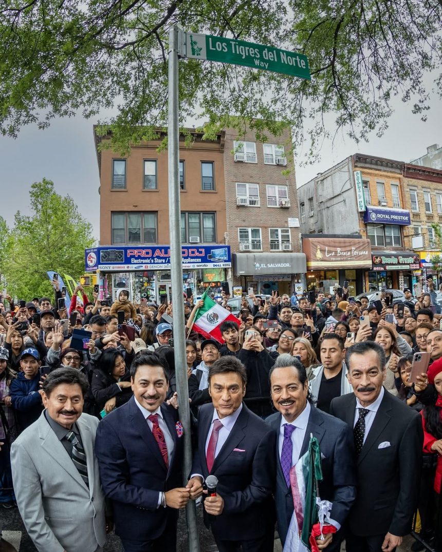 LOS TIGRES DEL NORTE YA TIENEN UNA CALLE CON SU NOMBRE EN BROOKLYN, NUEVA YORK
