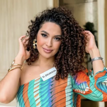SOFÍA ESTUPINIAN, DE SANTA ANA, FINALISTA DE MISS MUNDO 2025 CON IMPACTANTE PROYECTO SOCIAL
