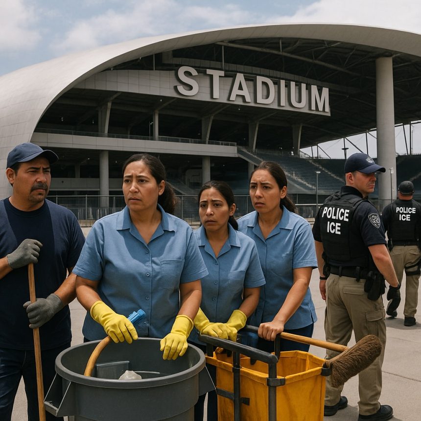 LOS ESTADIOS PODRÍAN QUEDARSE EN SILENCIO: EL MIEDO MIGRATORIO AMENAZA LOS EVENTOS DEPORTIVOS EN ESTADOS UNIDOS