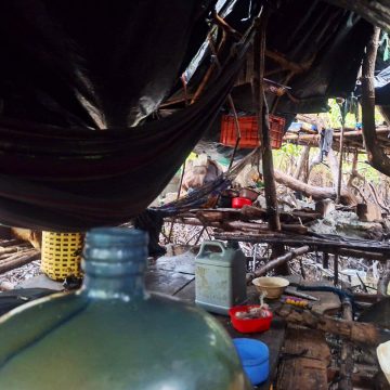 FUERZAS DE SEGURIDAD DESMANTELAN CAMPAMENTO CLANDESTINO DE LA 18S EN BAHÍA DE JIQUILISCO