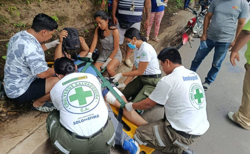 ACCIDENTES DE TRÁNSITO EN SANTA ANA DEJAN LESIONADOS Y DAÑOS MATERIALES