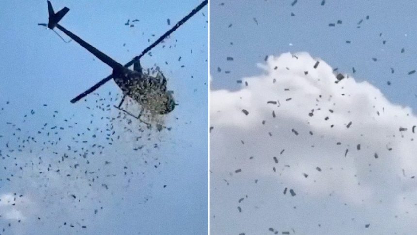 LLUVIA DE BILLETES EN DETROIT  EE.UU; FUE ÚLTIMO DESEO DE HOMBRE GENEROSO QUE FALLECIÓ