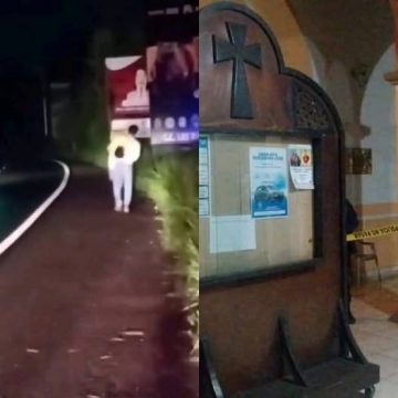 HOMBRE SE LLEVA EL CUERPO DE SU HERMANO FALLECIDO HACIA IGLESIA EN SANTA ANA CON ESPERANZA DE QUE REVIVIERA