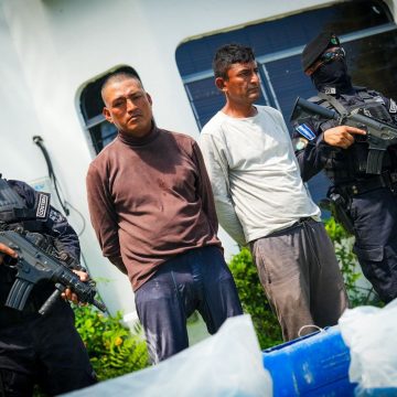 INTERCEPTARON 688 KILOS DE COCAÍNA EN AGUAS SALVADOREÑAS