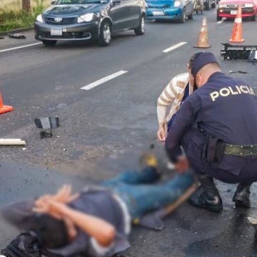 MOTOCICLISTAS INVOLUCRADOS EN MÚLTIPLES ACCIDENTES DE TRÁNSITO EN EL SALVADOR