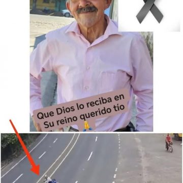 FALLECE CICLISTA QUE FUE EMBESTIDO POR VEHÍCULO EN CHALCHUAPA, SANTA ANA