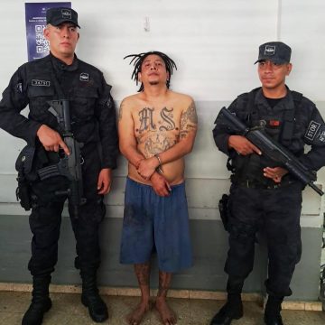 CAPTURAN A PALABRERO DE LA MS13 EN SAN RAFAEL OBRAJUELO, LA PAZ