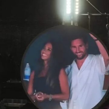 LIONEL MESSI Y ANTONELA ROCCUZZO ROBAN EL SHOW EN CONCIERTO DE COLDPLAY EN MIAMI