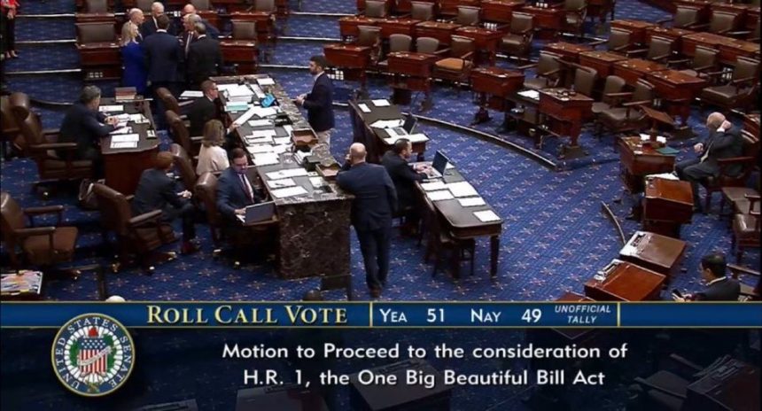 SENADO DE ESTADOS UNIDOS APRUEBA LEY DE GASTOS DE TRUMP QUE AUMENTARÁ LA DEUDA NACIONAL