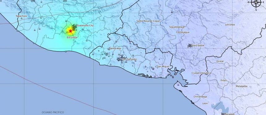 FUERTE SISMO DE 5.6 EN GUATEMALA SE SIENTE EN TODO EL SALVADOR