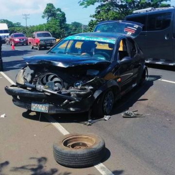 BEBÉ DE DOS MESES RESULTA LESIONDO EN ACCIDENTE DE TRÁNSITO EN SONSONATE