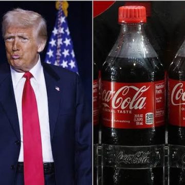 TRUMP ANUNCIA QUE COCA-COLA VOLVERÁ A USAR AZÚCAR DE CAÑA EN ESTADOS UNIDOS