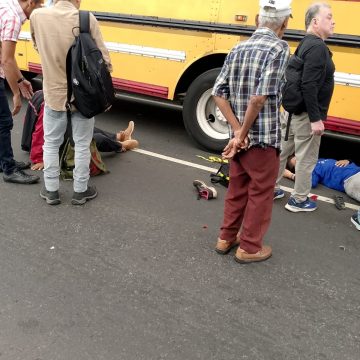 CAPTURAN A RESPONSABLE DE MÚLTIPLE ACCIDENTE EN LA 49 AVENIDA SUR DE SAN SALVADOR