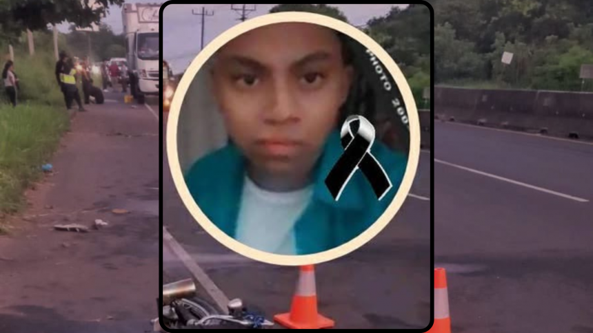 CONOZCA AL JOVEN MOTOCICLISTA QUE MURIÓ EN UN ACCIDENTE EN CARRETERA DE CHALCHUAPA A SANTA ANA