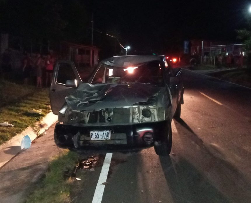 VARIOS LESIONADOS EN ACCIDENTE DE TRÁNSITO ENTRE PICK UP Y TORO EN SAN RAFAEL ORIENTE