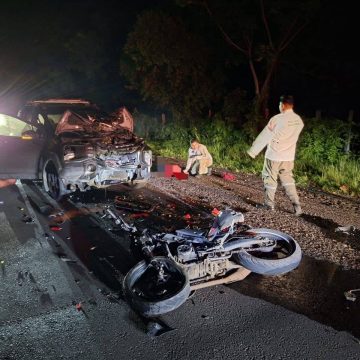 MOTOCICLISTAS IMPLICADOS EN GRAVES ACCIDENTES DE TRÁNSITO EN DIFERENTES ZONAS DE EL SALVADOR