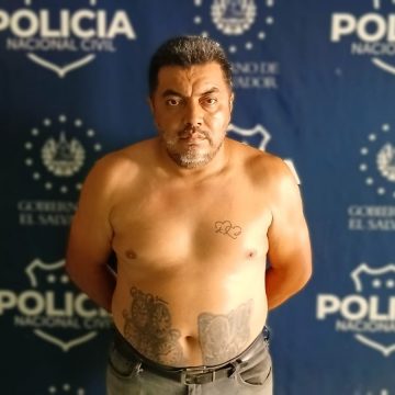 CAPTURAN A PANDILLERO DE LA MS13 QUE INTENTÓ OCULTAR TATUAJES EN SAN MIGUEL
