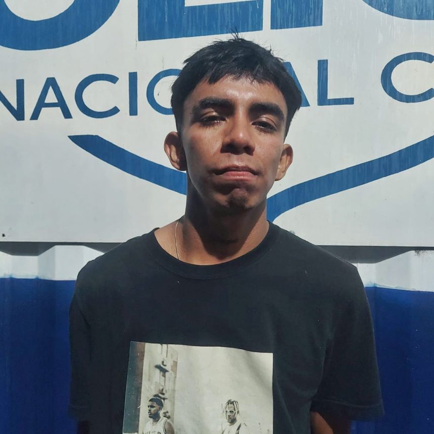 PNC CAPTURA A HOMBRE ACUSADO DE LESIONES Y ROBO EN SANTA ANA