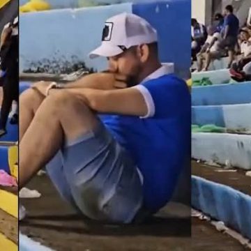 AFICIONADO ROMPE EN LLANTO TRAS DERROTA DE EL SALVADOR ANTE SURINAM