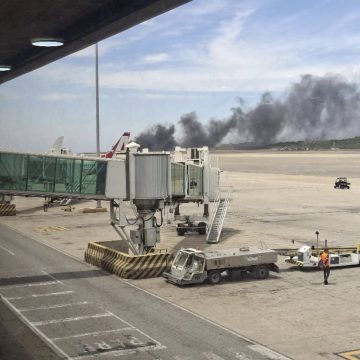 JET PRIVADO SE ESTRELLA EN EL AEROPUERTO DE MAIQUETÍA, VENEZUELA