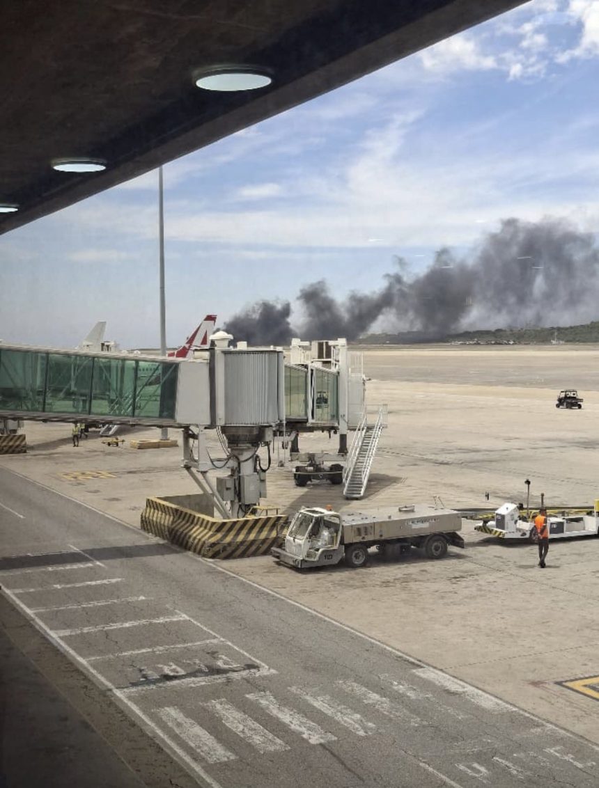 JET PRIVADO SE ESTRELLA EN EL AEROPUERTO DE MAIQUETÍA, VENEZUELA