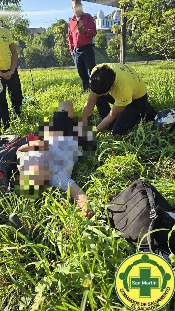 bola 1 MOTOCICLISTA EN ESTADO DE EBRIEDAD ATENDIDA TRAS SUFRIR CAÍDA EN SAN JOSÉ GUAYABAL