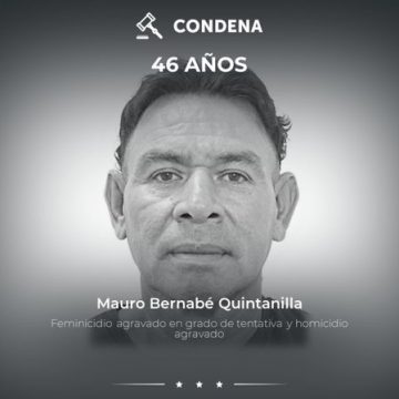 CONDENAN A 46 AÑOS DE PRISIÓN A HOMBRE POR FEMINICIDIO TENTADO Y HOMICIDIO EN MORAZÁN