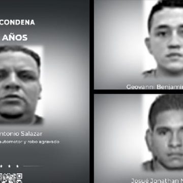 TRES SUJETOS RECIBEN HASTA 15 AÑOS DE CÁRCEL POR ROBOS DE VEHÍCULOS EN SAN SALVADOR