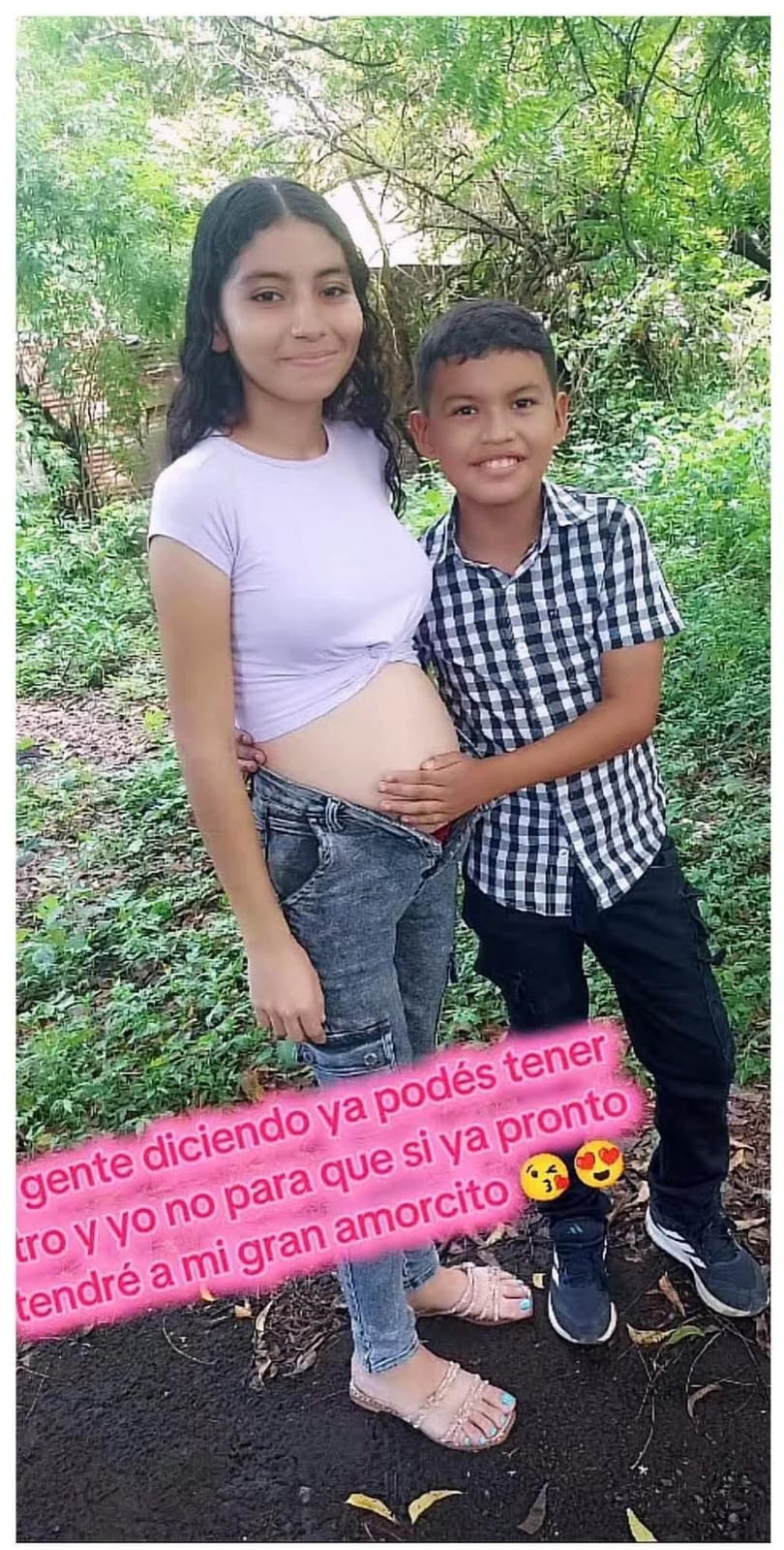 niño 1 SE VIRALIZA PUBLICACIÓN DE NIÑOS QUE ANUNCIAN EMBARAZO EN REDES SOCIALES