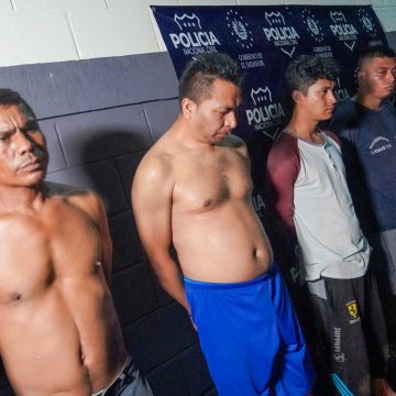 FGR Y PNC EJECUTAN OPERACIÓN PERSEO EN SONSONATE CON 57 CAPTURAS