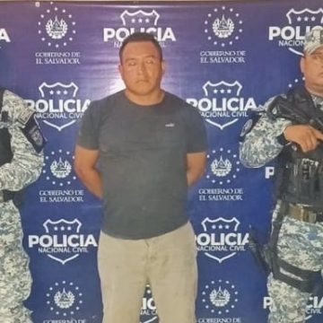 CAPTURARON EN SONSONATE A PANDILLERO CON TRES ÓRDENES DE CAPTURA POR HOMICIDIO AGRAVADO