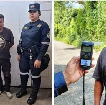 DOS CONDUCTORES FUERON DETENIDOS POR MANEJAR EN ESTADO DE EBRIEDAD EN CUSCATLÁN SUR