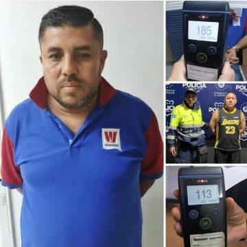DOS CONDUCTORES DETENIDOS POR MANEJAR EN ESTADO DE EBRIEDAD EN SAN SALVADOR Y AHUACHAPÁN
