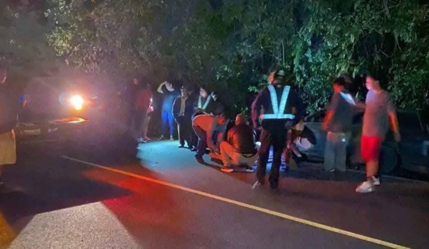 BEBÉ DE SEIS MESES MUERE EN ACCIDENTE DE TRÁNSITO EN CARRETERA A APANECA, AHUACHAPÁN