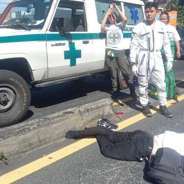 MOTOCICLISTA PIERDE LA VIDA TRAS ACCIDENTE DE TRÁNSITO EN EL BULEVAR VENEZUELA