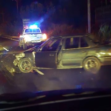 ACCIDENTE DE TRÁNSITO EN CARRETERA CHALCHUAPA–SANTA ANA DEJA DAÑOS MATERIALES Y GENERA FUERTE TRÁFICO
