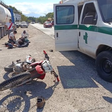 SANTA ANA; UN ACCIDENTE DE TRÁNSITO EN CARRETERA A METAPÁN DEJA UN JOVEN LESIONADO