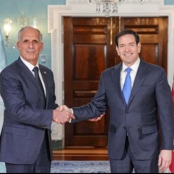 MARCO RUBIO RECIBIÓ EN WASHINGTON AL PRESIDENTE ELECTO DE HONDURAS, TITO ASFURA