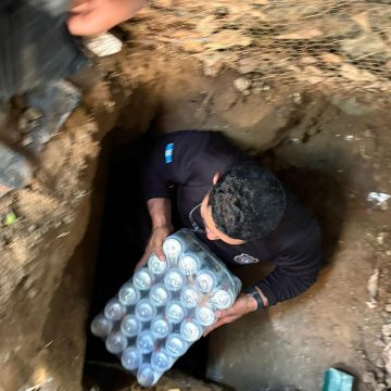 AUTORIDADES DESCUBREN CALENTA CON CERVEZA Y LICOR DURANTE REQUISA EN PENAL DE GUATEMALA